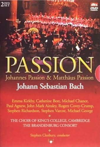 Bach: St John Passion / St Mark Passion - Emma Kirkby, Michael Chance, Covey Crump, Cleobury [2 DVDs] von Brilliant