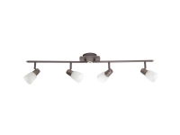 Brillante Milos 17832/56 Loft-Strahler LED (RGB) E14 160 W Kupfer, Alabaster von Brilliant