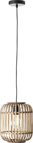 Brilliant 93777/20 Woodrow Pendelleuchte E27 60W Hellbraun von Brilliant