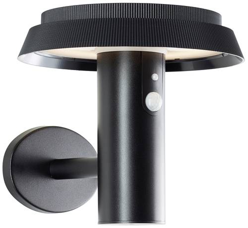 Brilliant Alvero G40430/06 Solar-Außenwandleuchte mit Bewegungsmelder 4W Warmweiß Schwarz Brilliant Alvero G40430/06 Solar-Außenwandleuchte mit Bewegungsmelder 4W Warmweiß Schwarz von Brilliant