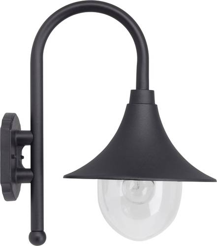 Brilliant Berna 41081/06 Außenwandleuchte Energiesparlampe, LED E27 60W Schwarz von Brilliant