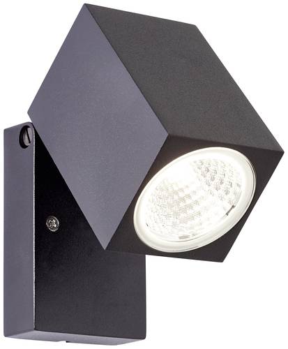 Brilliant Burk G90980A06 LED-Außenwandleuchte LED Lichtquelle nicht austauschbar 8W Schwarz von Brilliant