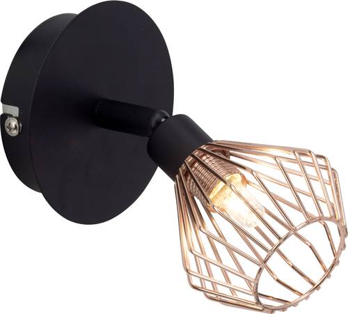 Brilliant Dalma 21010/76 Wandstrahler G9 33W Halogen Schwarz, Kupfer Brilliant Dalma 21010/76 Wandstrahler G9 33W Halogen Schwarz, Kupfer von Brilliant