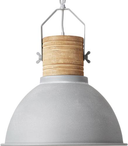 Brilliant Frieda 93630/70 Pendelleuchte LED E27 60W Beton-Grau, Holz Brilliant Frieda 93630/70 Pendelleuchte LED E27 60W Beton-Grau, Holz von Brilliant