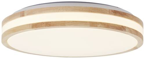Brilliant G99525/75 Laskos LED-Deckenleuchte LED 22W Holz (matt), Weiß von Brilliant