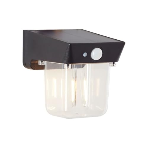 Brilliant Parson G40435/06 Solar-Außenwandleuchte mit Bewegungsmelder LED 2 W Schwarz Brilliant Parson G40435/06 Solar-Außenwandleuchte mit Bewegungsmelder LED 2 W Schwarz von Brilliant