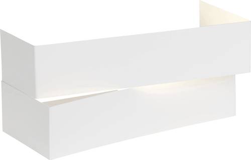 Brilliant Perry 94428/05 Wandleuchte E27 60W LED Weiß (matt) von Brilliant