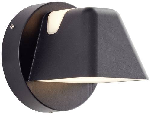 Brilliant Scorton G96482/76 LED-Außenwandleuchte 6W LED Sand, Schwarz von Brilliant