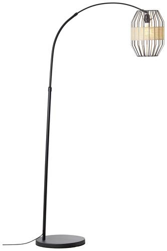 Brilliant Slope 93149/76 Stehlampe E27 Schwarz, Natur von Brilliant