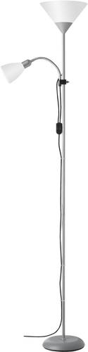 Brilliant Spari Deckenfluter LED E27 60W Silber, Weiß Brilliant Spari Deckenfluter LED E27 60W Silber, Weiß von Brilliant