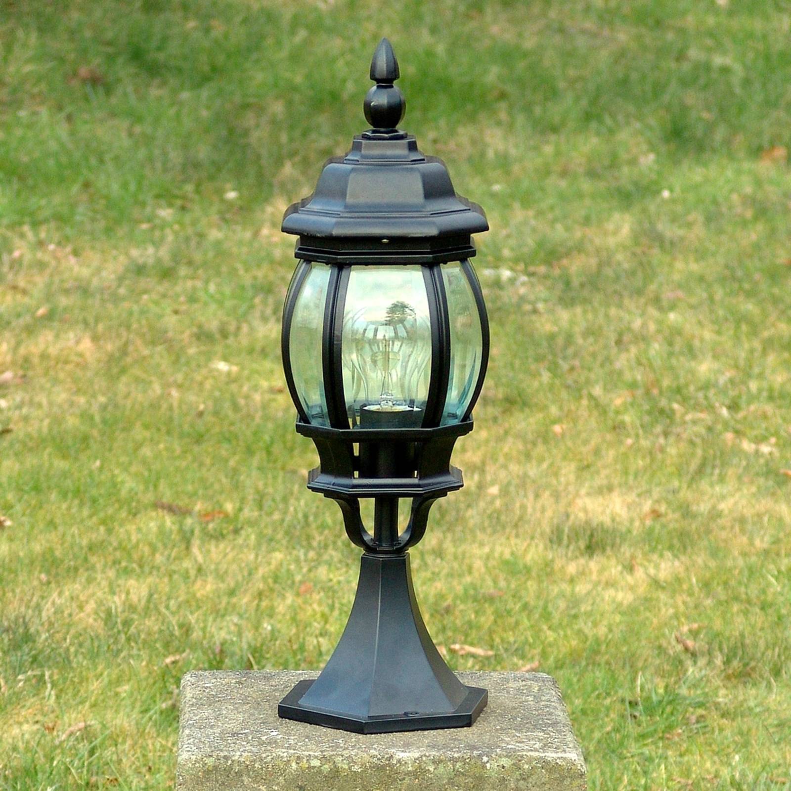 Sockelleuchte Istria, schwarz, Aluminium, Glas, Höhe 51 cm Sockelleuchte Istria, schwarz, Aluminium, Glas, Höhe 51 cm von Brilliant