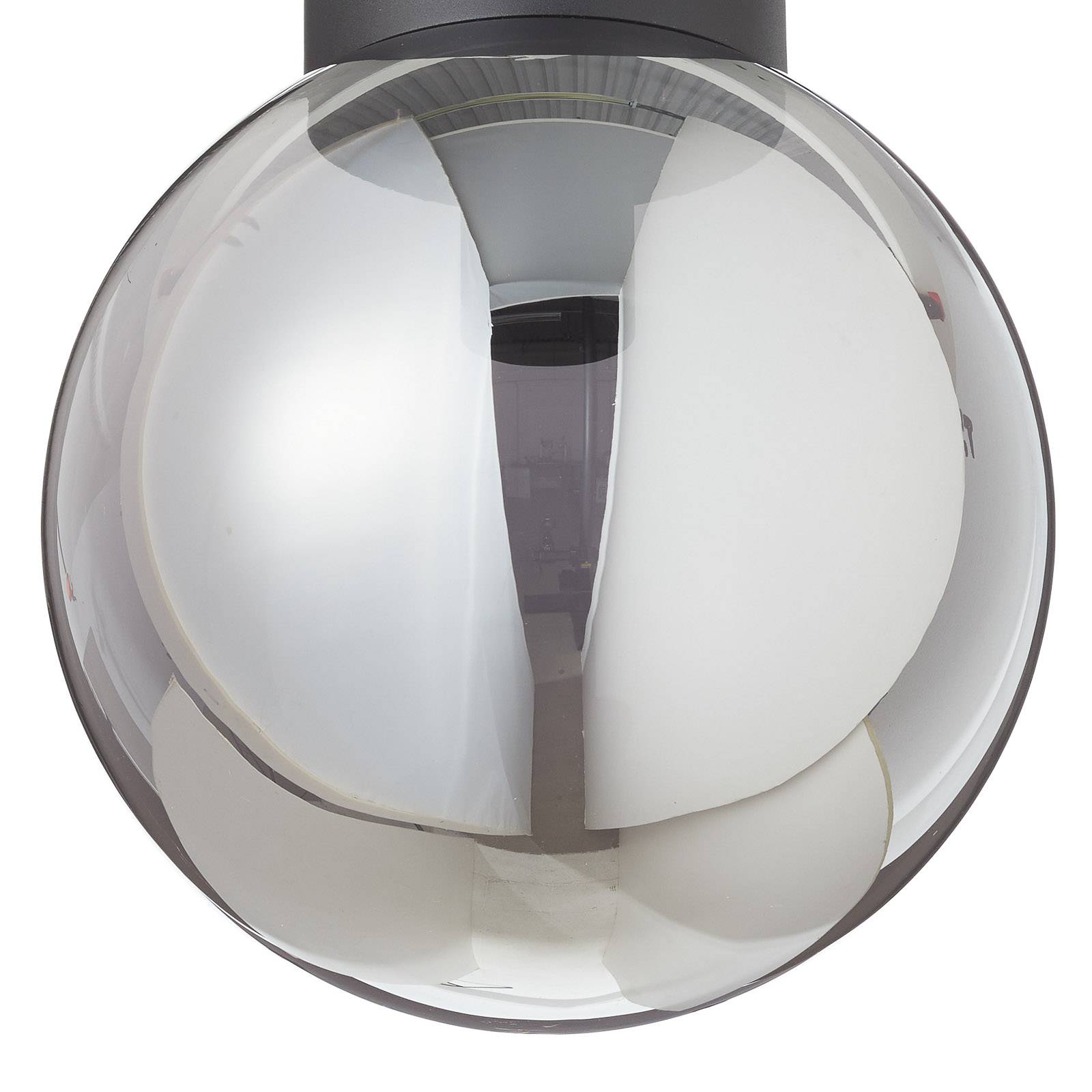 Deckenlampe Astro, Kugelglas, rauchgrau, Ø 25 cm Deckenlampe Astro, Kugelglas, rauchgrau, Ø 25 cm von Brilliant