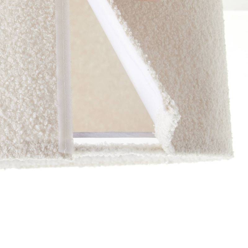 Deckenleuchte Teddy, Ø 45 cm, beige, Stoff/Metall von Brilliant