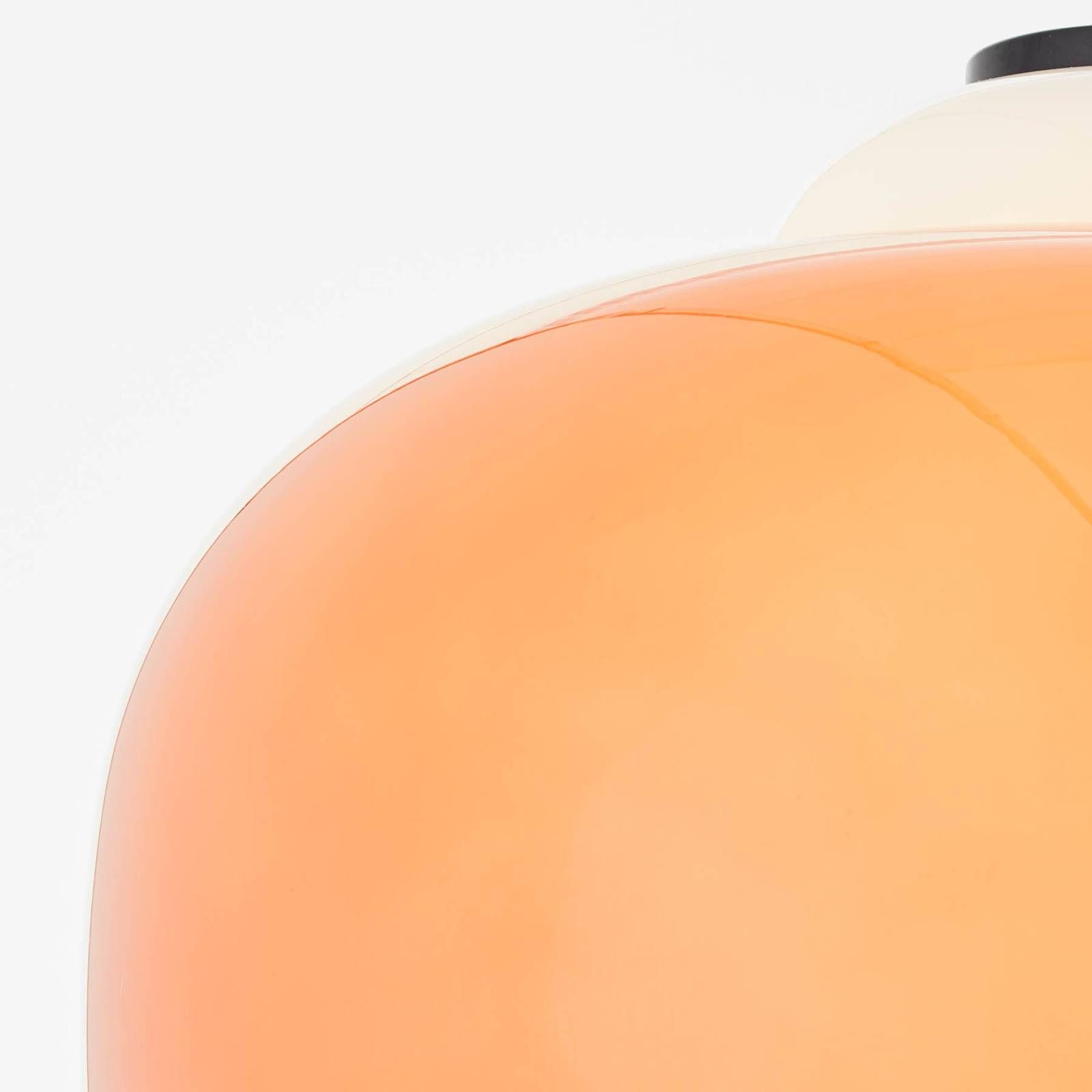 Hängelampe Blop aus Glas, orange Hängelampe Blop aus Glas, orange von Brilliant