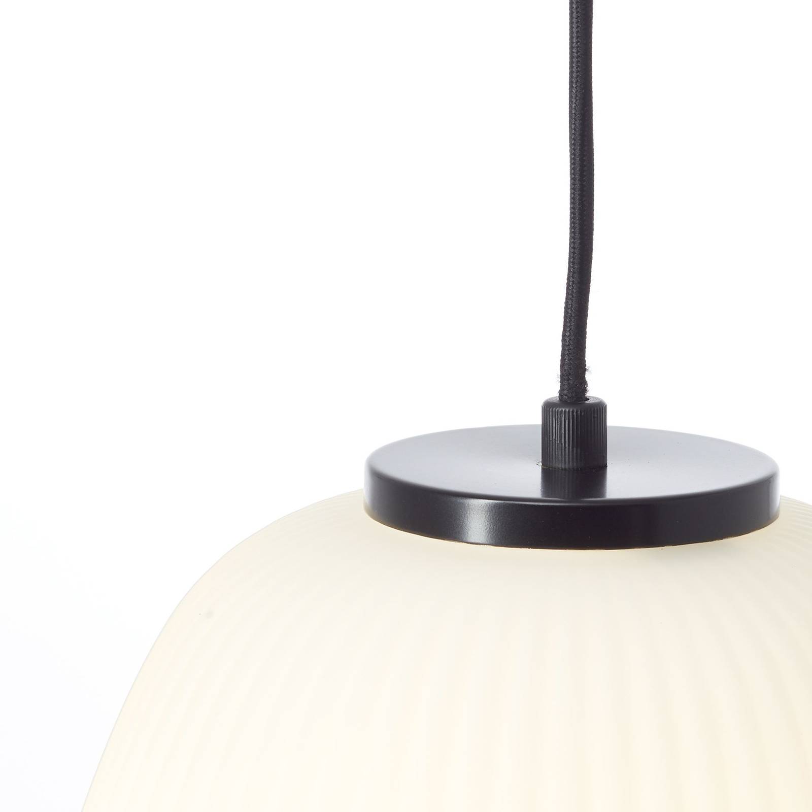 Hängelampe Kaizen, Ø 25 cm, opal, Glas Hängelampe Kaizen, Ø 25 cm, opal, Glas von Brilliant
