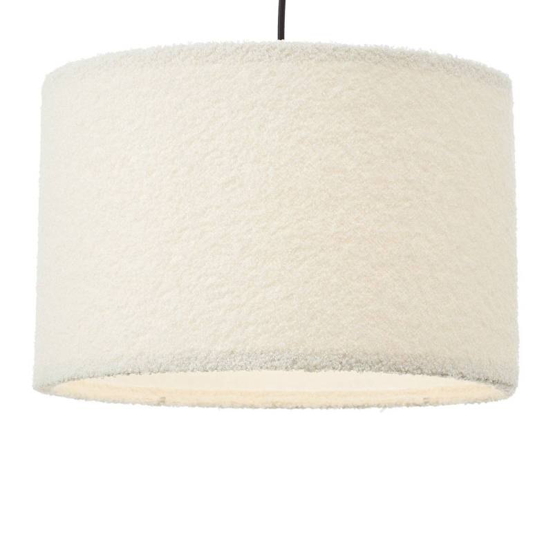 Hängeleuchte Teddy, Ø 35 cm, weiß, Stoff von Brilliant