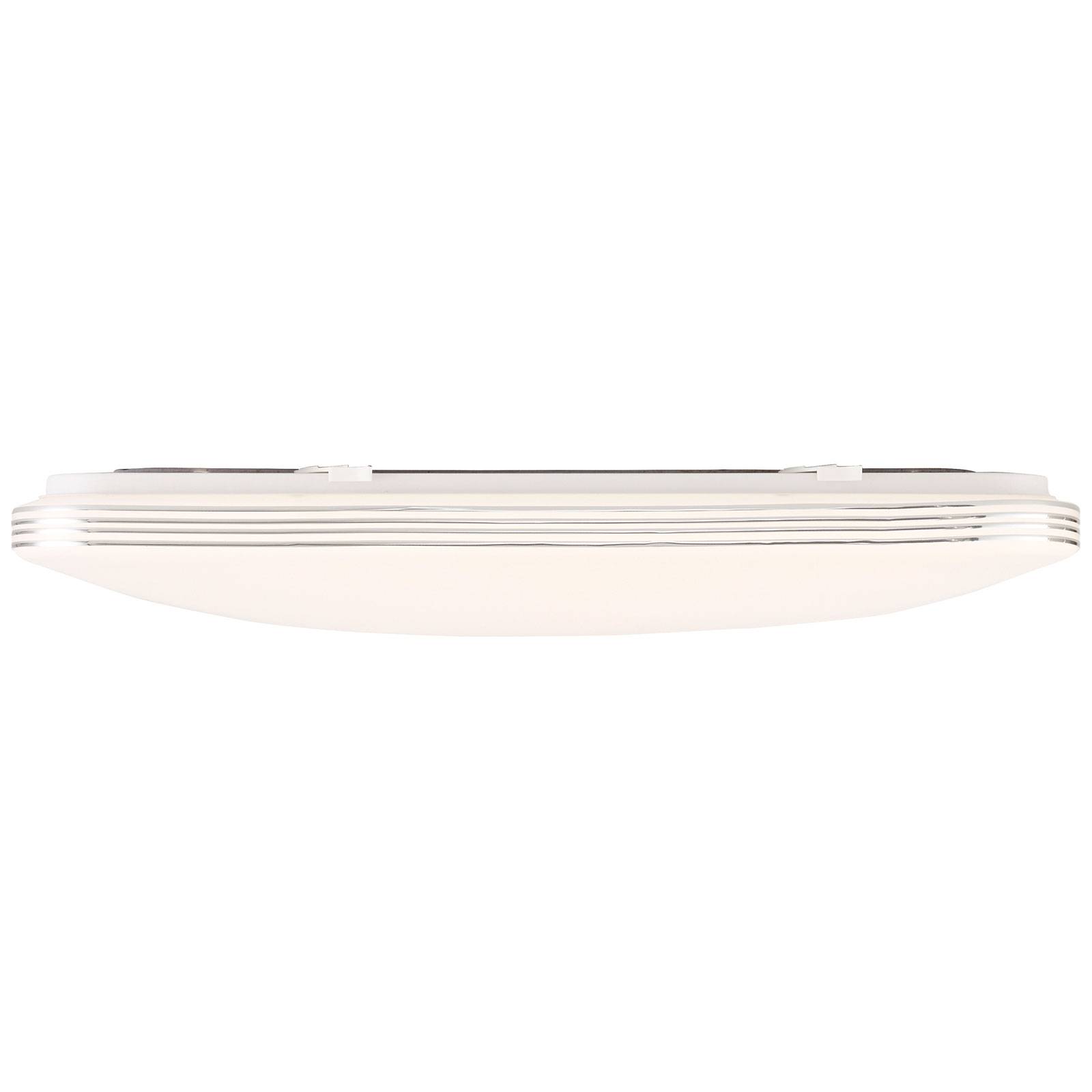 LED-Deckenleuchte Ariella in Weiß/Chrom, 54x54 cm LED-Deckenleuchte Ariella in Weiß/Chrom, 54x54 cm von Brilliant