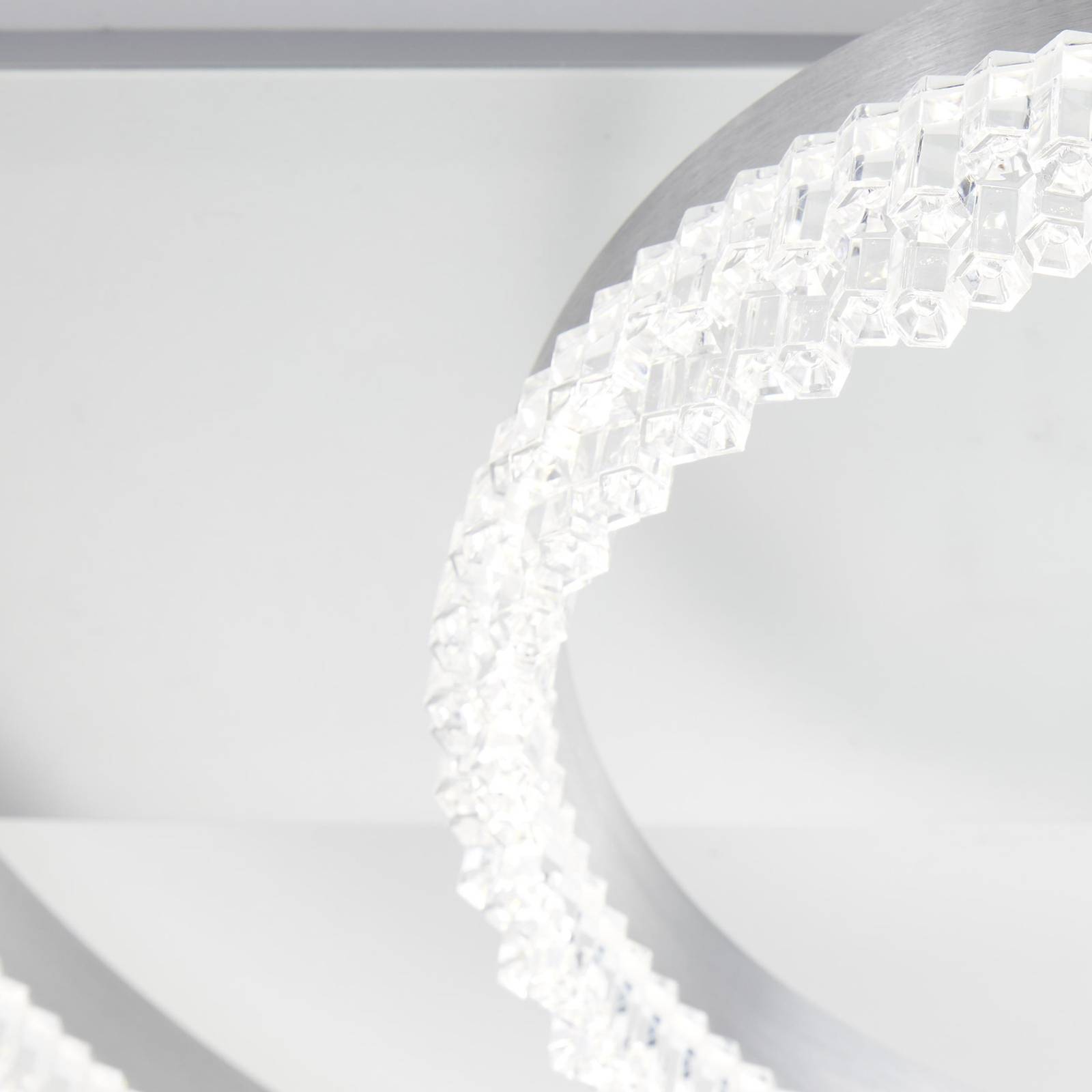 LED-Deckenleuchte Aurora, aluminium, Ø 61 cm, Aluminium, CCT LED-Deckenleuchte Aurora, aluminium, Ø 61 cm, Aluminium, CCT von Brilliant