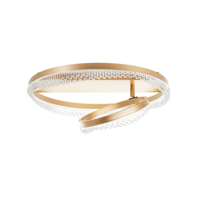 LED-Deckenleuchte Aurora, goldfarben Ø 61 cm, Aluminium, CCT von Brilliant