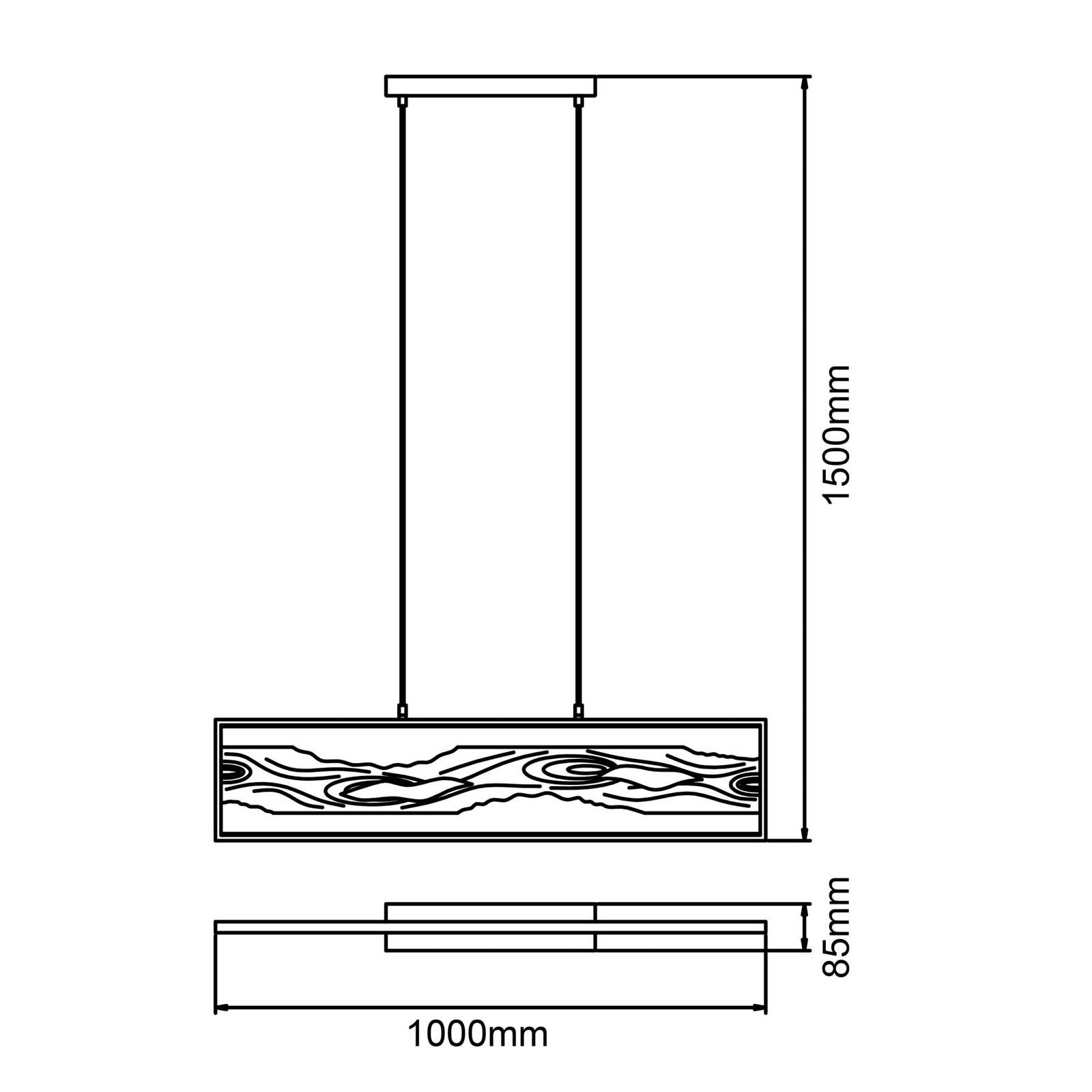 LED-Hängeleuchte Chaumont aus Holz LED-Hängeleuchte Chaumont aus Holz von Brilliant