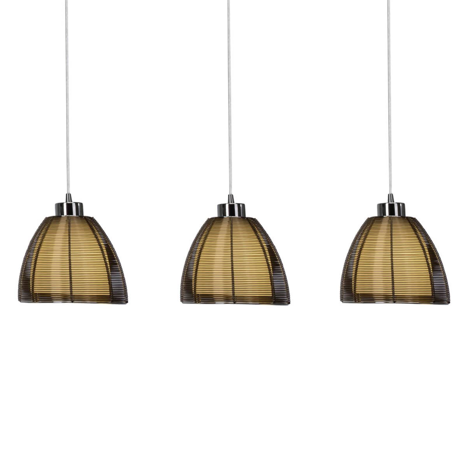 Pendellampe Relax, 3-flammig bronze Pendellampe Relax, 3-flammig bronze von Brilliant