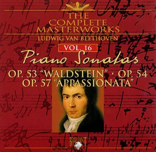 Volume 16 - Piano Sonatas OP 53 Waldstein, OP 54 & OP 57 Appassionata von Brilliant