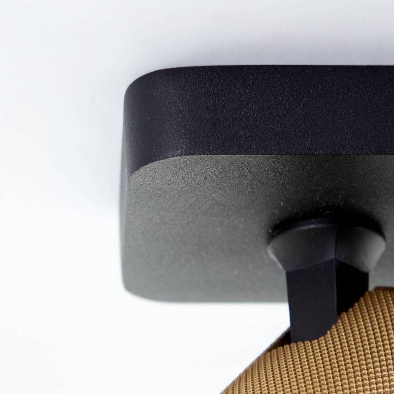 Wandstrahler Marty sand/gold/schwarz 3-flammig von Brilliant