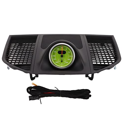 Brilluxa Dashboard Grill Panel, Green Stopwatch-Verkabelung kompatibel mit 2014-2020, Ersatz für das Autoinstrument-Cluster-Abdeckung 95B 858 189 C 5q0 (Black) von Brilluxa