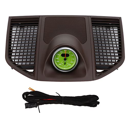 Brilluxa Dashboard -Grillplatte, Mittelausstattungsabdeckung, kompatibel mit 2014–2020, 95b 858 189 C 5q0 Ersatz, Stoppuhr -Displaygehäuse (Connection Wire Version) von Brilluxa
