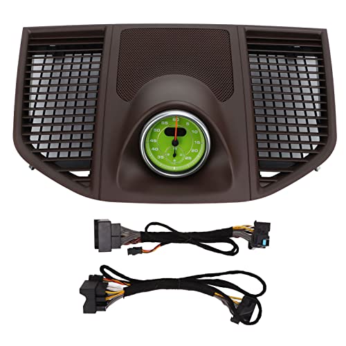 Brilluxa Dashboard -Grillplatte, Mittelausstattungsabdeckung, kompatibel mit 2014–2020, 95b 858 189 C 5q0 Ersatz, Stoppuhr -Displaygehäuse (Double Line Style) von Brilluxa