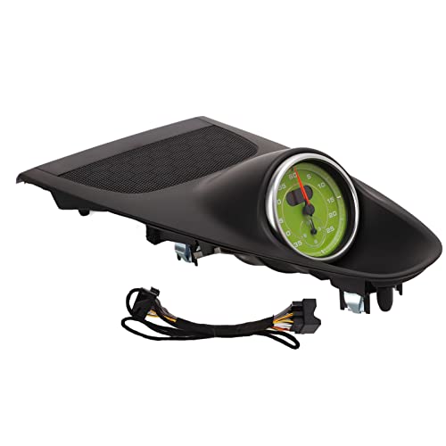 Brilluxa Dashboard-Panel-Abdeckung, Stoppuhr-Trim kompatibel mit 718 2016-2020, Upper Dash Center Takt Surround 982 858 189 E OL7 (Black) von Brilluxa