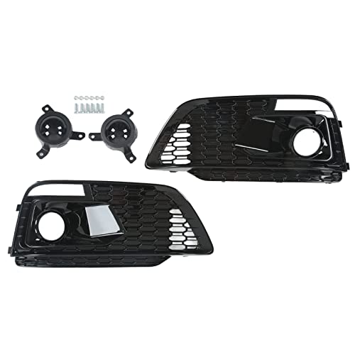 Brilluxa Fog Light Grilles, Stoßfängerluft Entlüftungsrahmenabdeckung kompatibel mit S 80A 2018-2020 Vorderer Ersatzverkleidung Brilluxa Fog Light Grilles, Stoßfängerluft Entlüftungsrahmenabdeckung kompatibel mit S 80A 2018-2020 Vorderer Ersatzverkleidung von Brilluxa