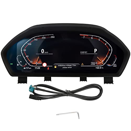 Brilluxa Instrument Cluster, LCD -Dashboard -Tachometer -Panel -Monitor, kompatibel mit F20 F22 F52 X1 F48 F49 X2 F39, 12,3 Zoll Digitalanzeigebaugruppe Brilluxa Instrument Cluster, LCD -Dashboard -Tachometer -Panel -Monitor, kompatibel mit F20 F22 F52 X1 F48 F49 X2 F39, 12,3 Zoll Digitalanzeigebaugruppe von Brilluxa