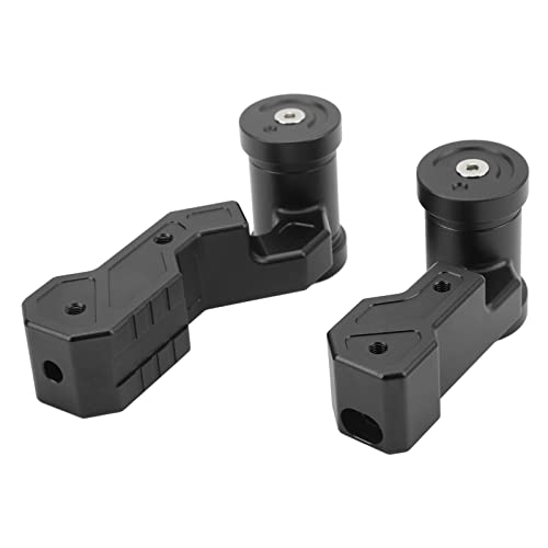Brilluxa Shift Knob Cover, Getriebehebelkappe, kompatibel mit JK JKU 2011–2018, 2 Sets Ersatzkit (Black) von Brilluxa