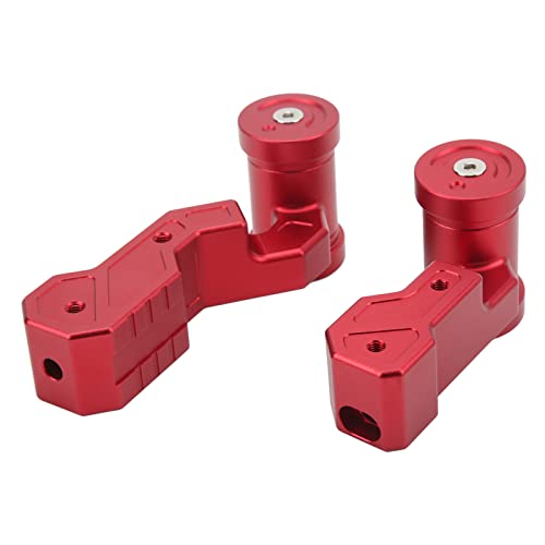 Brilluxa Shift Knob Cover, Getriebehebelkappe, kompatibel mit JK JKU 2011–2018, 2 Sets Ersatzkit (Red) von Brilluxa