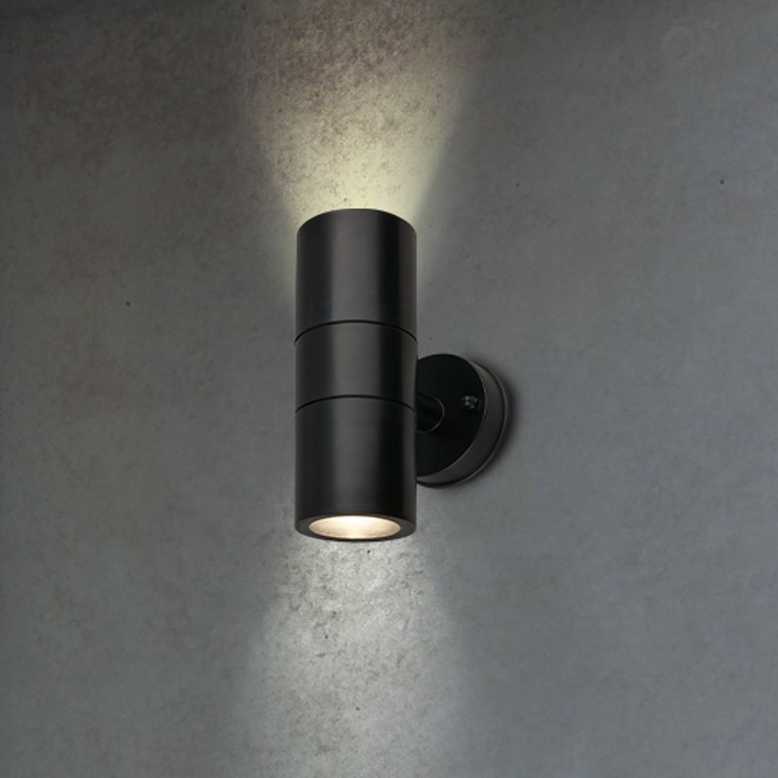 Außenwandleuchte 3792025 schwarz Kunststoff up/down 2 x GU10 Außenwandleuchte 3792025 schwarz Kunststoff up/down 2 x GU10 von Briloner