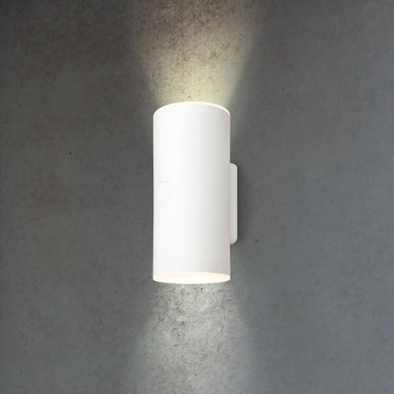LED-Akku-Außenwandlampe 3786016, weiß, Touchdimmer, up/down von Briloner