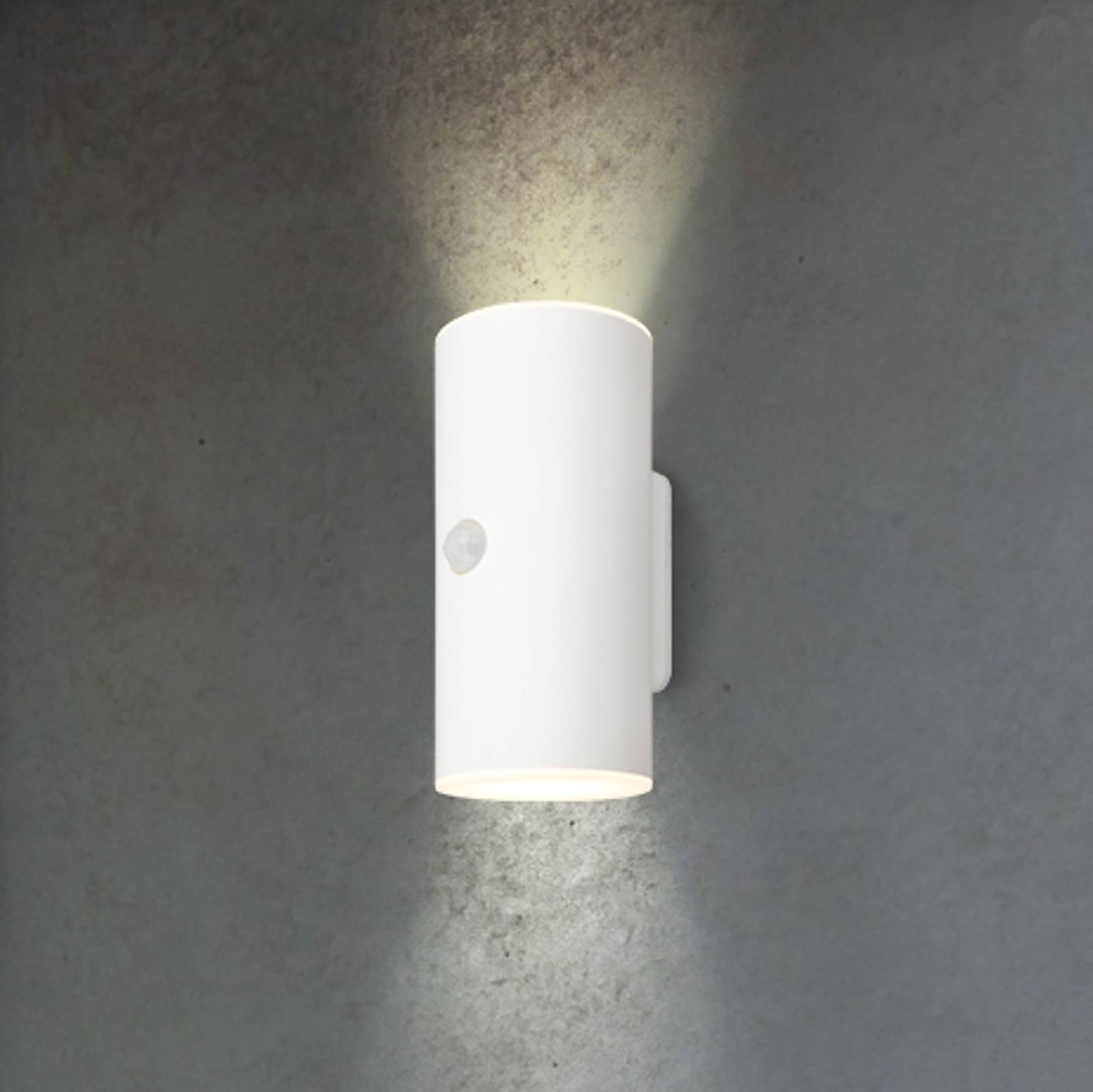 LED-Akku-Außenwandleuchte 3787016, weiß, Sensor, up/down LED-Akku-Außenwandleuchte 3787016, weiß, Sensor, up/down von Briloner