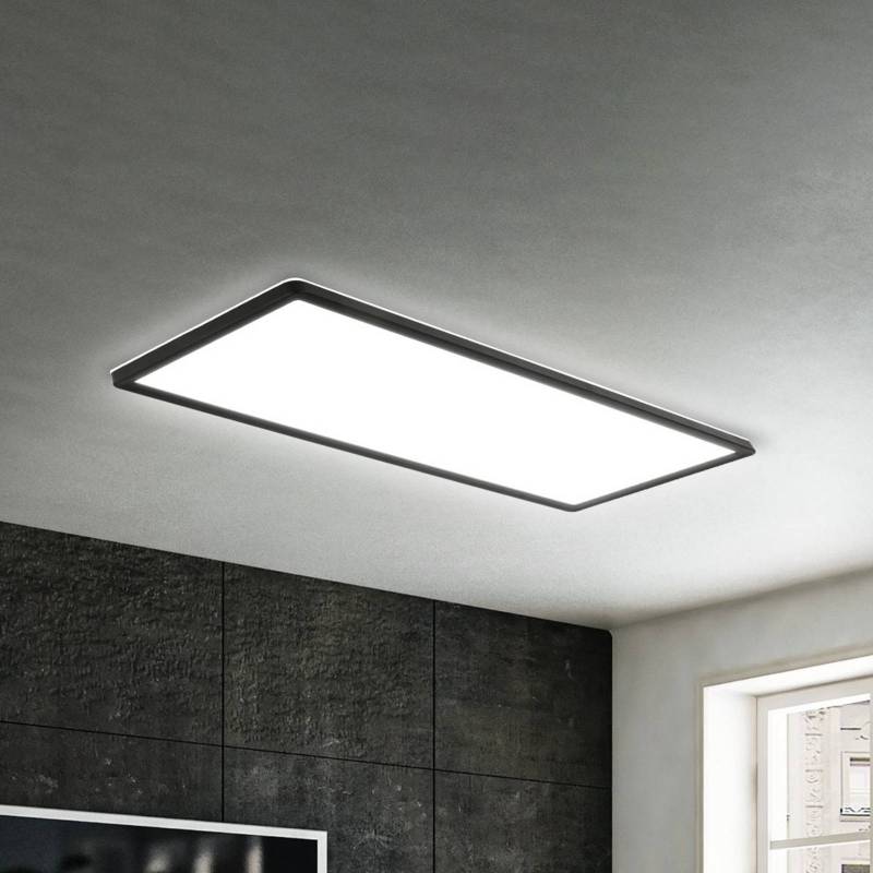 LED-Anbaupanel Slim 58x20cm on/off 4.000K schwarz von Briloner
