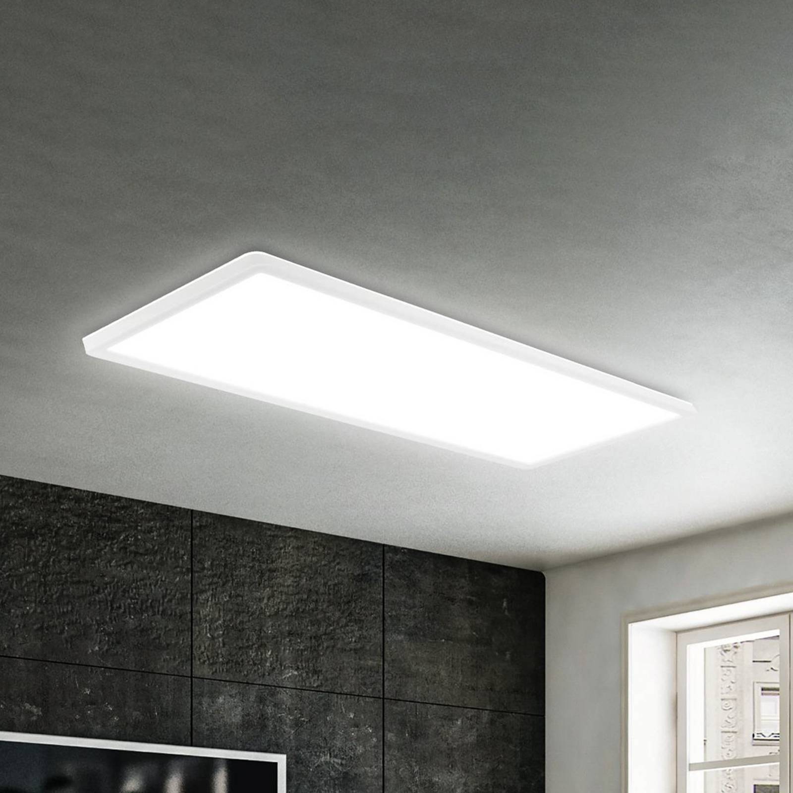 LED-Anbaupanel Slim 58x20cm on/off 4.000K weiß LED-Anbaupanel Slim 58x20cm on/off 4.000K weiß von Briloner
