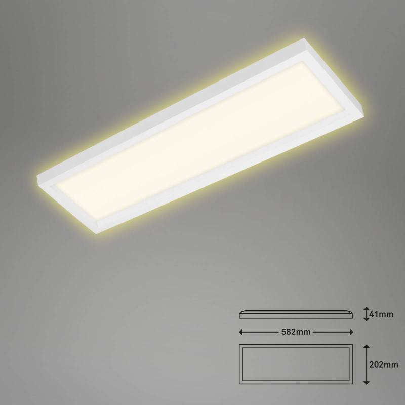 LED-Deckenlampe 7365, 58 x 20 cm, weiß von Briloner