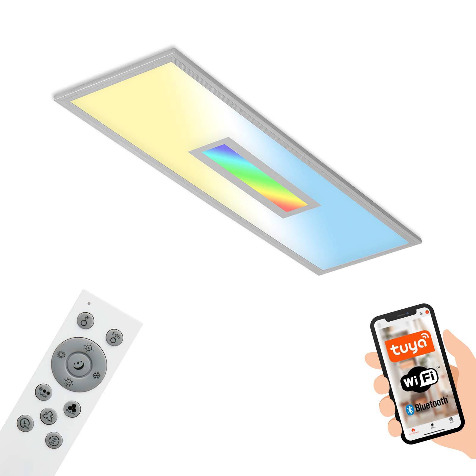 LED-Deckenlampe Centro S CCT RGB Tuya 100x25cm von Briloner