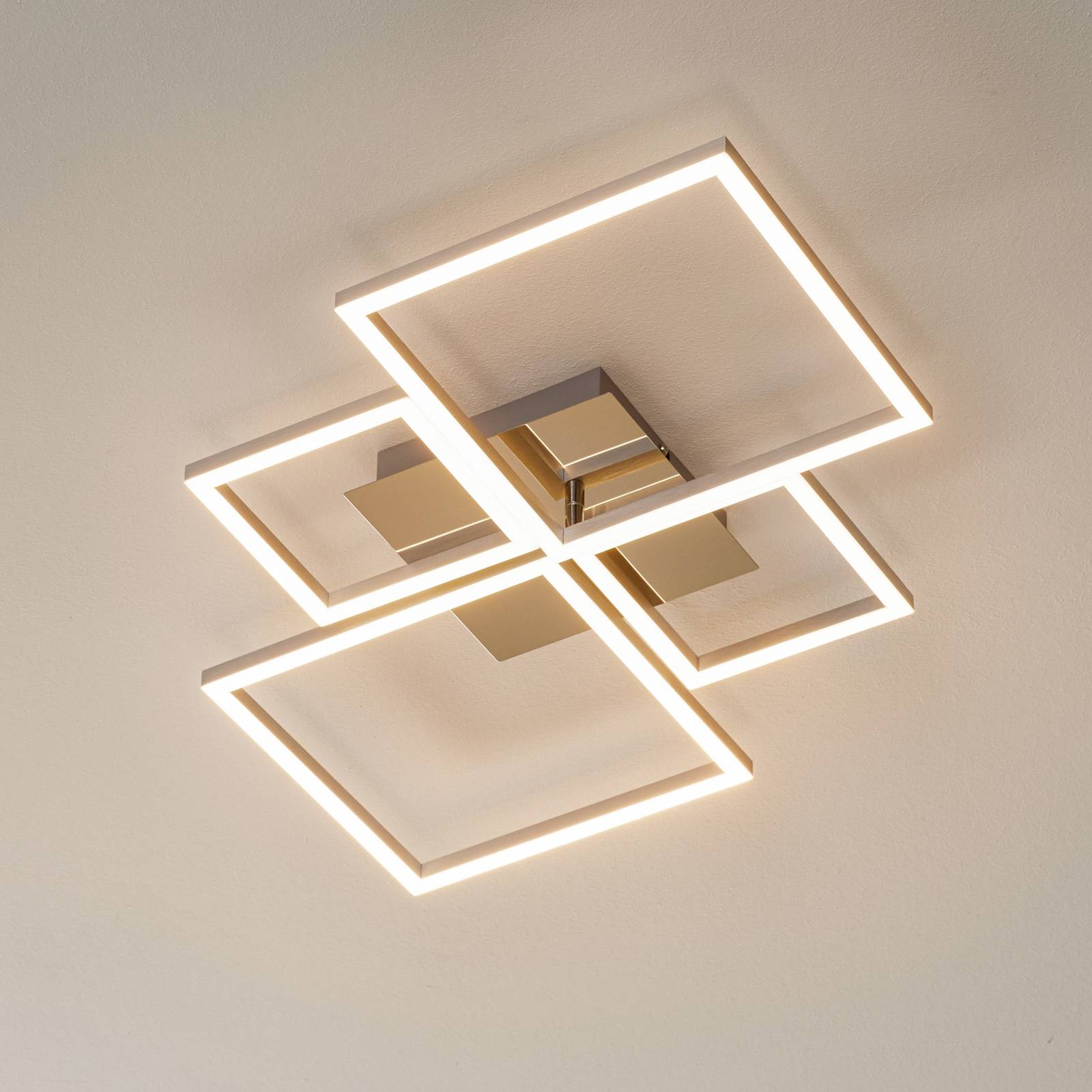 LED-Deckenlampe Frame, per Wandschalter dimmbar von Briloner