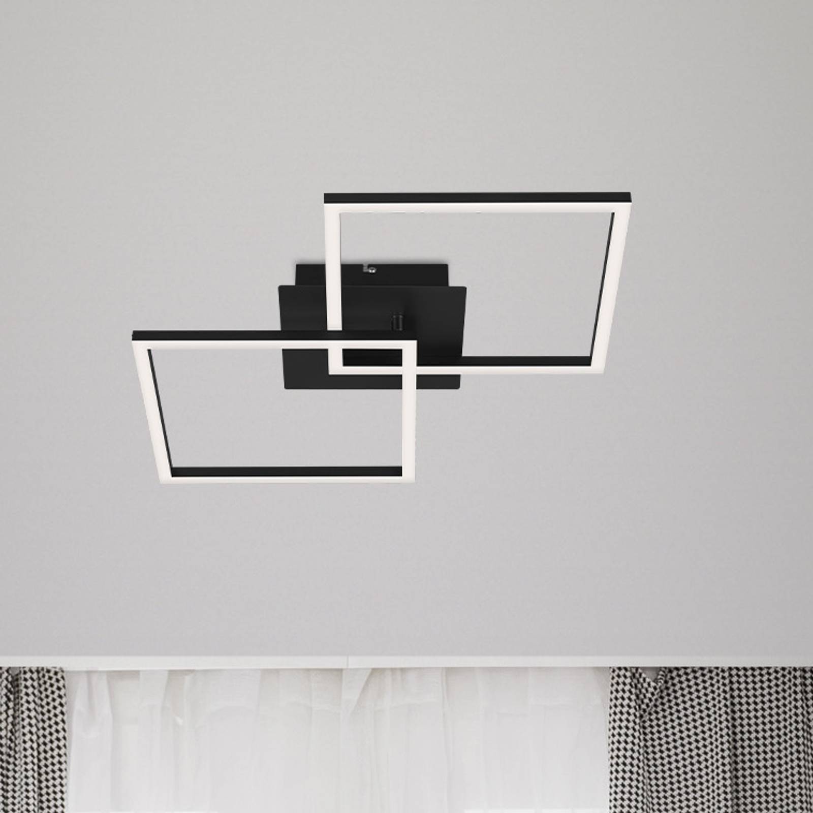 LED-Deckenlampe Frame 2-flammig Switch dim schwarz LED-Deckenlampe Frame 2-flammig Switch dim schwarz von Briloner