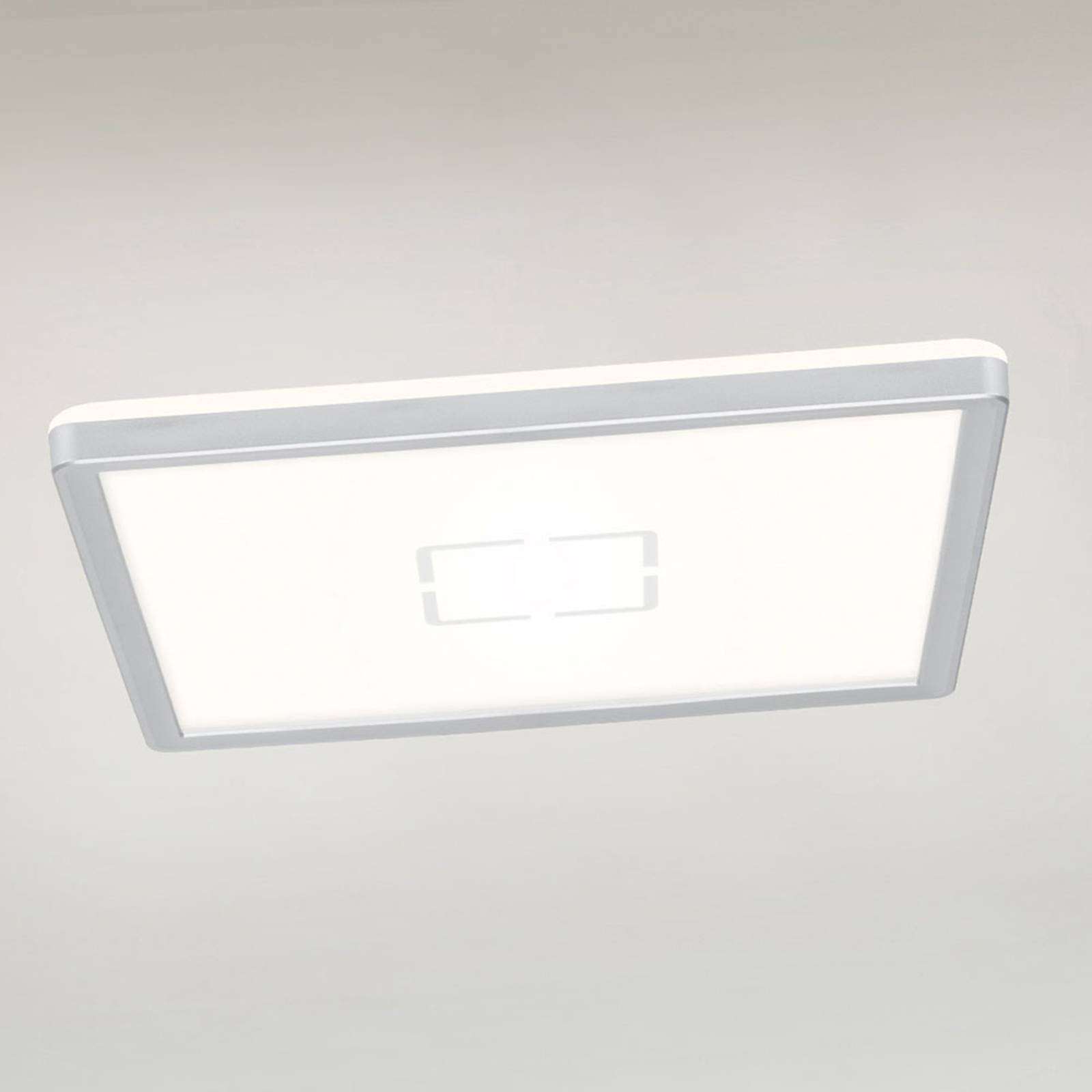 LED-Deckenlampe Free, 29 x 29 cm, silber LED-Deckenlampe Free, 29 x 29 cm, silber von Briloner