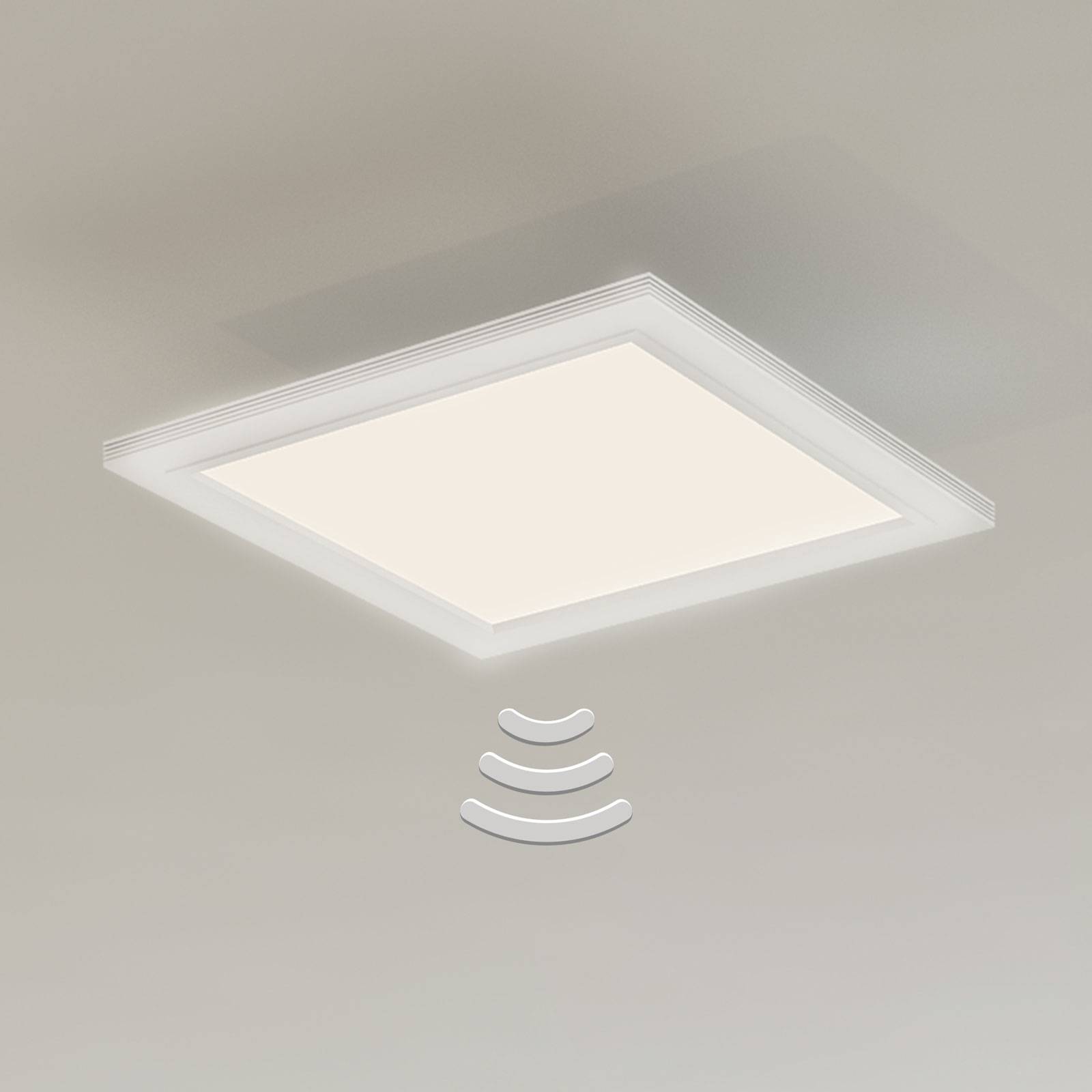 LED-Deckenlampe Piatto, Sensor, 29,5 x 29,5 cm LED-Deckenlampe Piatto, Sensor, 29,5 x 29,5 cm von Briloner