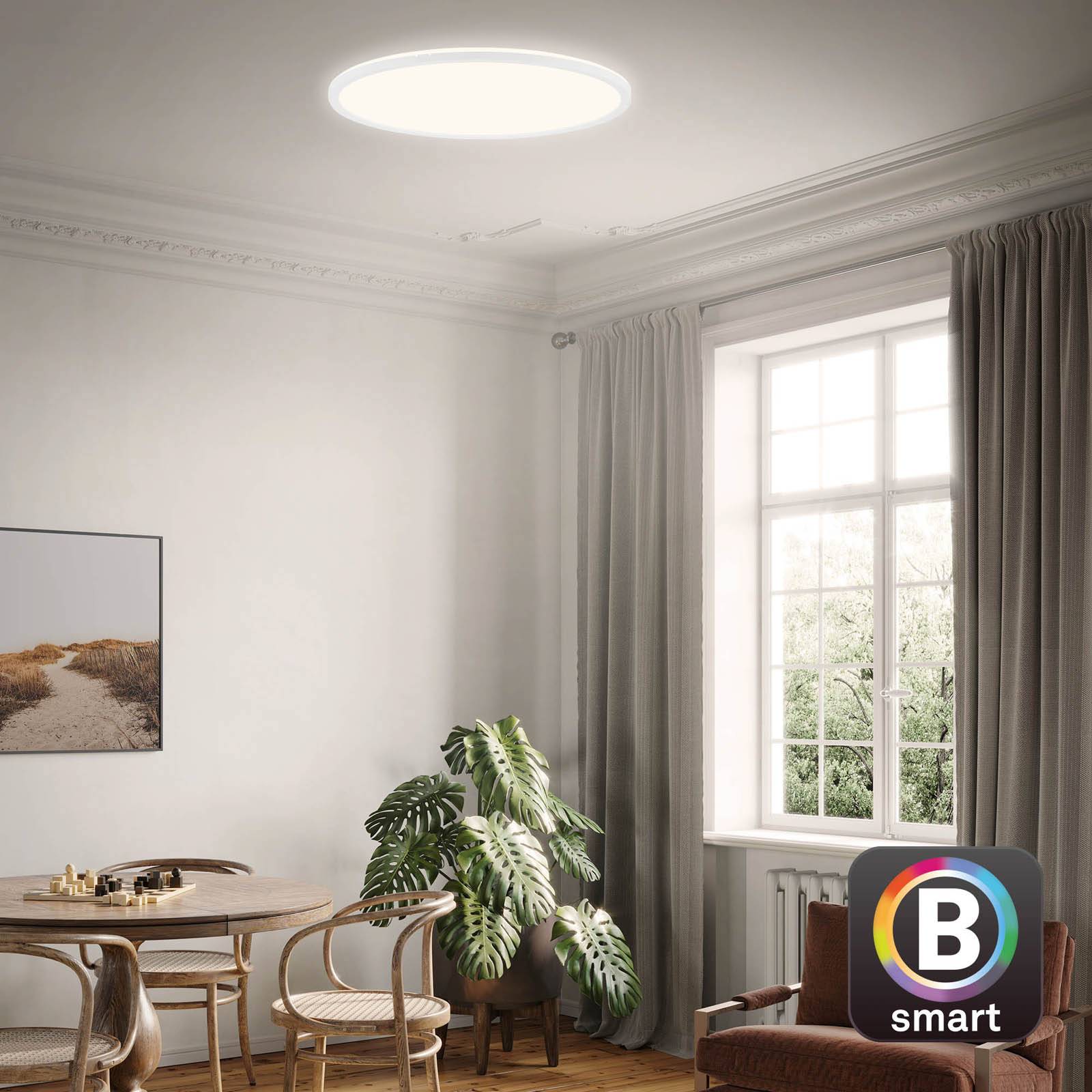 LED-Deckenlampe Slim S dimmbar CCT weiß Ø 45 cm LED-Deckenlampe Slim S dimmbar CCT weiß Ø 45 cm von Briloner