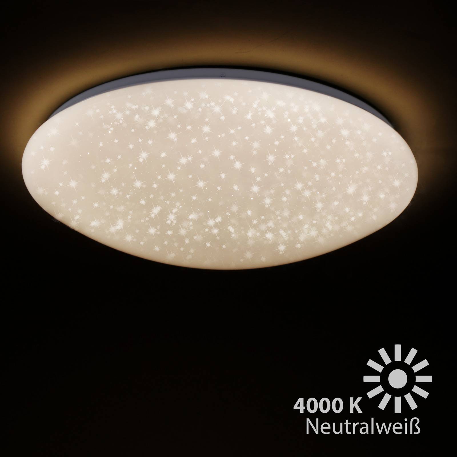 LED-Deckenlampe Vipe, Sternenhimmel-Effekt, 49 cm von Briloner