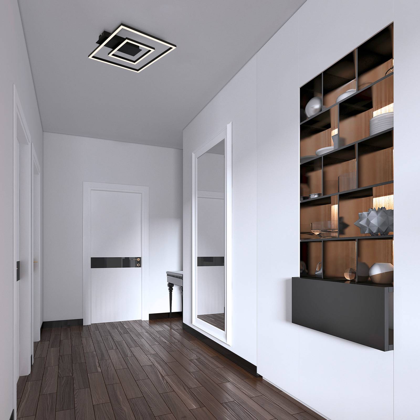 LED-Deckenleuchte 3772 mit 2 Rahmen, schwarz LED-Deckenleuchte 3772 mit 2 Rahmen, schwarz von Briloner