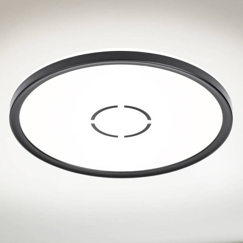 LED-Deckenleuchte Free, Ø 29 cm, schwarz von Briloner